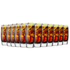 Jogo Com 12 Copos Vidro Endessa Long Drink - 410ml - Globimport