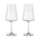 Jogo Com 2 Taças De Cristal Água 560 Ml Linha Xtra Bohemia