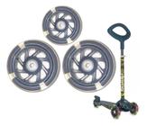 Jogo Com 3 Rodas Skatnet Bandeirante (com Led)