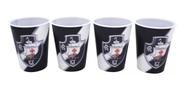 Jogo Com 4 Copos 3d 400ml Oficial Do Vasco Licenciado