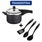 Jogo Com 4 PeÇas Tramontina Utensilio Panela De Pressao 4,5l