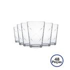 Jogo Com 48 Copos Maracatu 265ml Em Vidro Resistente Nadir