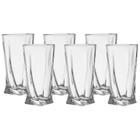 Jogo Com 6 Copos Long Drink De Cristal Ice 280ml - Hauskraft