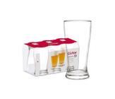 Jogo Com 6 Copos Para Cerveja Rostock Cristar 296ml - CLASS HOME