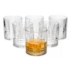 Jogo Com 6 Copos Whisky Vidro 330ml Drink Requinte/Simetria