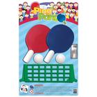 Jogo Com Raquete Tênis De Mesa Brinquedo Pica Pau Ping Pong