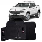 Jogo Completo 4P Tapete Específico Personalizado Antiderrapante Fiat Toro 2016 a 2023 - CGW2007