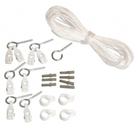 Jogo Completo de Corda para Varal em Polietileno 13 metros com Acessórios Secalux