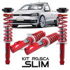 Jogo Completo De Suspensao Rosca Slim Vw Saveiro G5 Ate G8