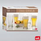 Jogo copos cerveja 200ml caixa presente