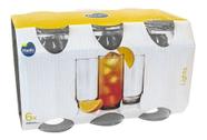 Jogo Copos Vidro Suco Agua Lights 300 Ml Nadir