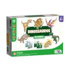 Jogo da Memória Dinossauros - 40 Peças em Papel Cartão - Diversão e Aprendizado - Pais & Filhos