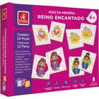 Jogo da Memoria em Madeira Reino Encantado 24PCS