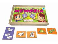 Brinquedo Infantil Jogo Da Memoria Bichos e Filhotes Pais e Filhos -  Papellotti