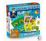 Jogo da Memoria Menino IOB Brinquedo Infantil Recreativo