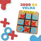 Tic Tac Toe Jogo Da Velha Infantil Corte A Laser 20X20Cm - Decoraset -  Rasteirinha Feminina - Magazine Luiza