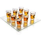 Jogo Da Velha Shot Drink Tabuleiro De Vidro 9 Copos Perdeu Bebeu SXFG5140