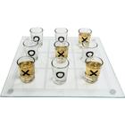 Jogo de Xadrez com copos para shot em vidro( 25 cm ) - OC03-8