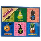 Jogo Das Sombras Frutas Brinquedo Educativo Pedagógico Mdf - Maninho Brinquedos