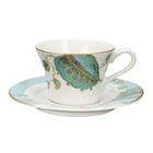 Jogo de 12 peças para café Eliza Spring Blue em porcelana 50ml - 21794 - L hermitage