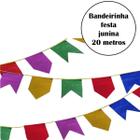 Jogo de 20 Metros de Bandeirinha Para Festa Junina Arraiá