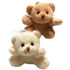 Jogo de 30pçs Mini Urso de Pelúcia 6cm - Marrom ou Creme