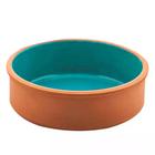 Jogo de 4 bowls Aldeia em ceramica 80ml D8xA3,5 cor azul turquesa