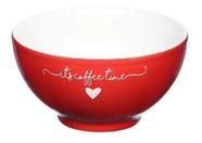 Jogo De 4 Bowls Porcelana 440ml Vermelho Lamour Hauskraft