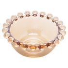 Jogo de 4 Bowls Wolff Pearl de Cristal Âmbar 9cm