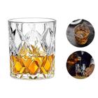 Jogo De 6 Copos Baixos Para Whisky e Drinks Diamond 270ml - Flashgoods