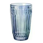 Jogo de 6 copos Bretagne em vidro 355ml A13cm cor azul luster