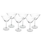 JOGO DE 6 TACAS PARA MARTINI BOHEMIA GASTRO EM CRISTAL 280ml