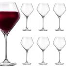 Jogo de 6 tacas para vinho bordeaux Loxia em cristal ecologico 610ml A24cm - Bohemia