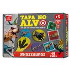 Jogo de Agilidade Tapa no Alvo Tema Dinossauros c/ Objetos