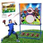 Jogo de arremesso de alvo Clemas American Football com 4 bolas