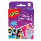 Jogo De Baralho Uno Disney Princesas 112 Cartas Mattel Ref: GYY69