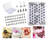 Bicos De Confeitar Jogo Inox 13 Peças Adaptador bolos cupcakes kit - CARDAD  - Bicos de Confeitar - Magazine Luiza