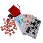 Jogo de Bingo com Cartelas Pedras Em Madeira Brinquedo - Blook