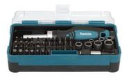 Jogo De Bits Soquetes Chave Manual Com 47 Peças Makita