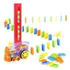 Jogo de blocos de construção Domino Train Set, brinquedo infantil Wokex