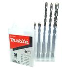 Jogo De Broca SDS Plus 6, 8,10mm Com 5 Peças - Makita D61678