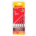 Jogo de Brocas de Aço Rápido 3 a 8 mm com 6 Peças Starrett