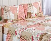 Jogo De Cama Bouti Queen 4 Peças Lençol Estampado Patchwork