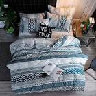 Jogo de cama casal comum chevron 7 pç edredom 240x240cm - Casa Da Fama