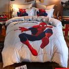 Jogo de cama casal infantil homem aranha 4 peças com edredom