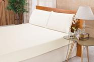 Jogo de Cama Casal King 3 Peças Elegance 180 Fios Palha - Bordados Ls