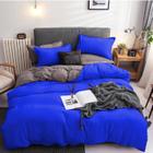 Jogo de cama casal super king 7 peças com edredom blue grey