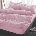 Jogo De Cama Com Edredon Super King 300x300cm 4 Peças Rosa - Casa Da Fama