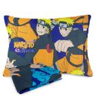 Jogo de Cama Infantil Solteiro Estampado Naruto Microfibra 1,40 m x 2,20 m Com 2 Peças - Lepper