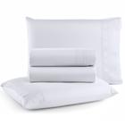 Jogo de Cama Lençol Casal Micro Percal 300 fios com 4 Peças Premium - BF Colchões